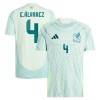 Camiseta de fútbol México Edson Alvarez 4 Segunda Equipación 2024 - Hombre